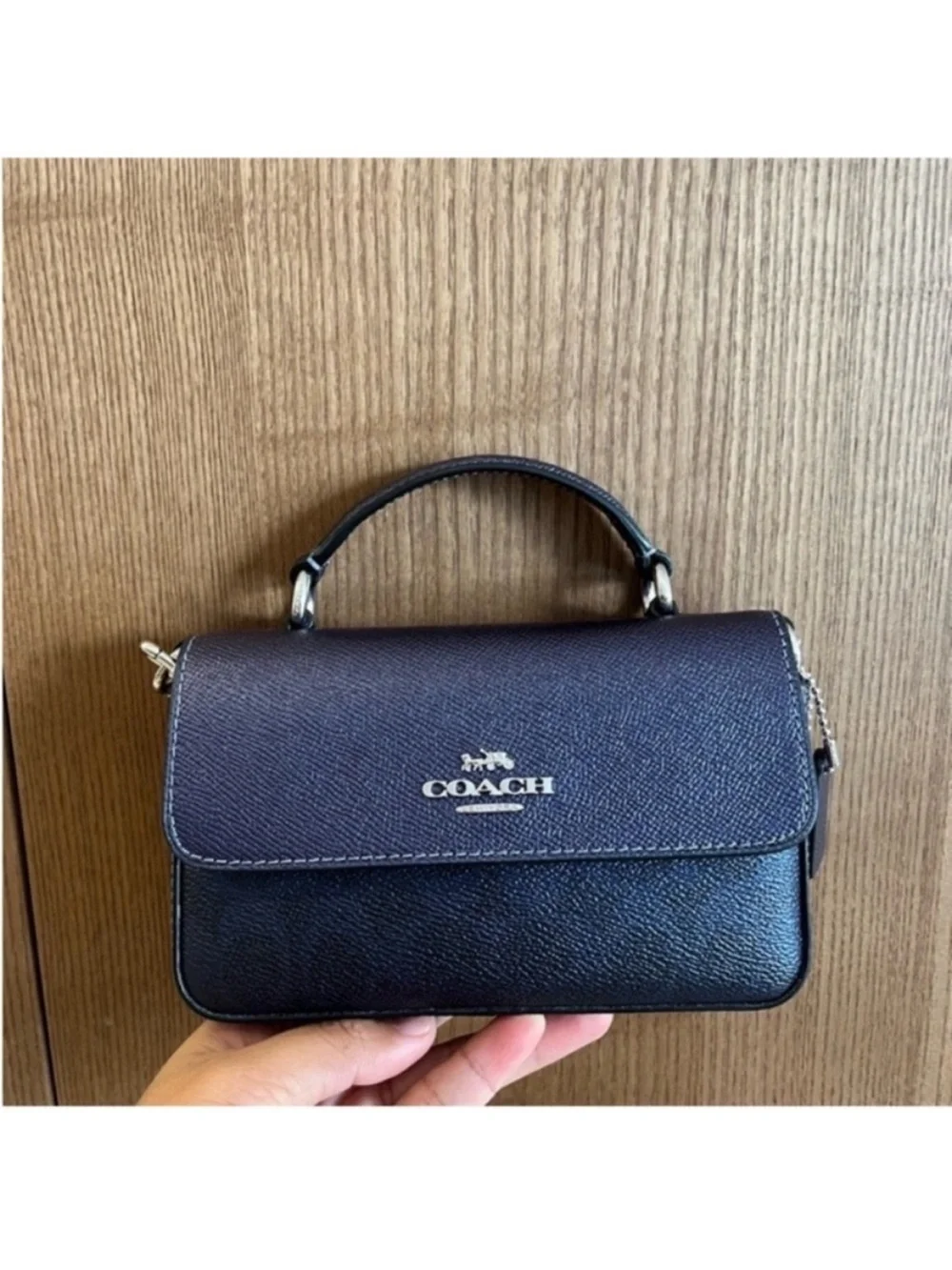 Coach Mini Josie Top Handle Bag In Signature Canvas #CCK68